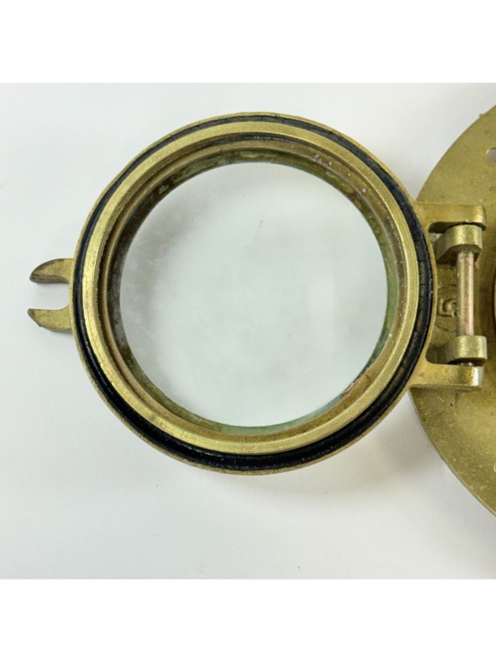 Antique Wilcox Crittenden #5 Bronze Porthole Nautical Maritime Ship Boat Decor - Picture 8 of 11